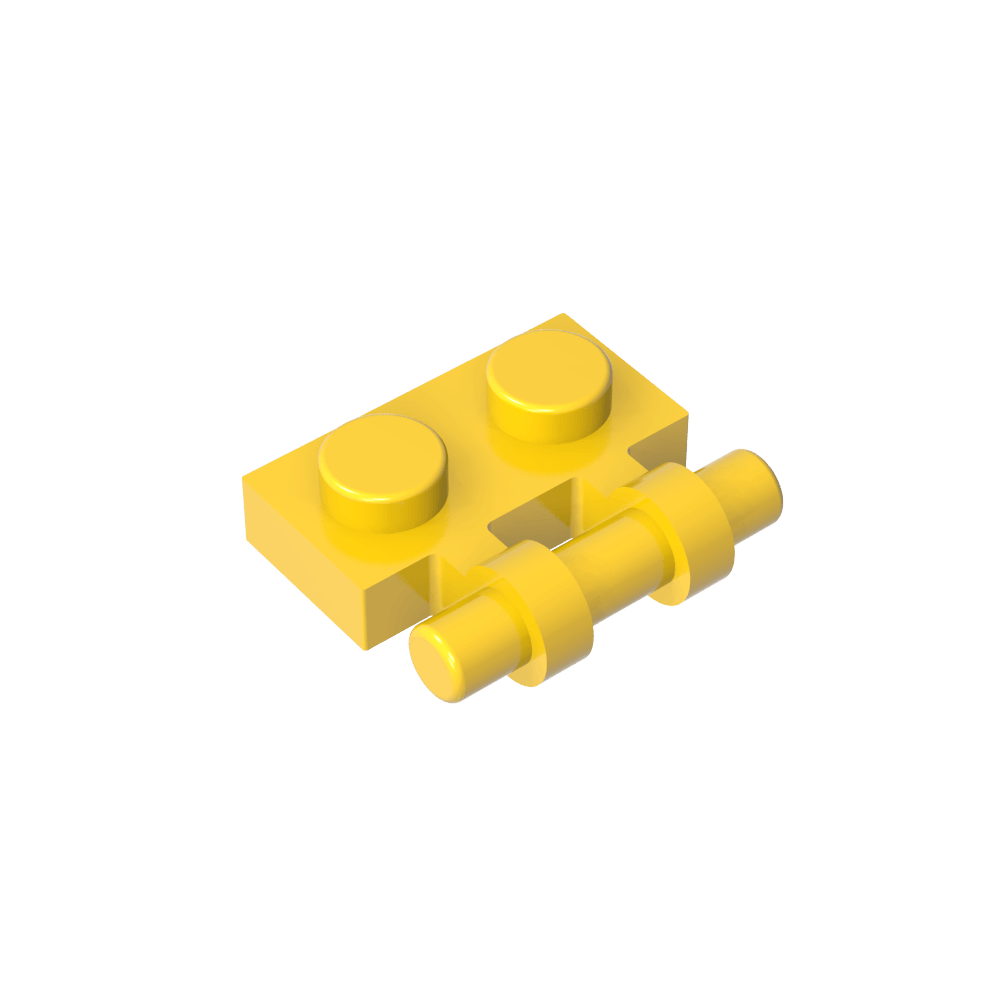 Plate Special 1 X 2 Side Handle Free Ends 2540 Wobrick Gobricks Shop