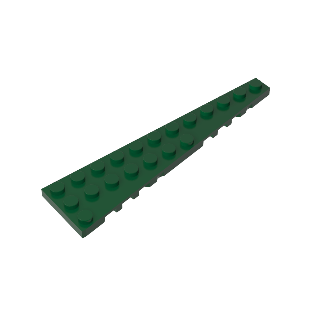 Wedge Plate 12 X 3 Left 47397 Wobrick Gobricks Shop