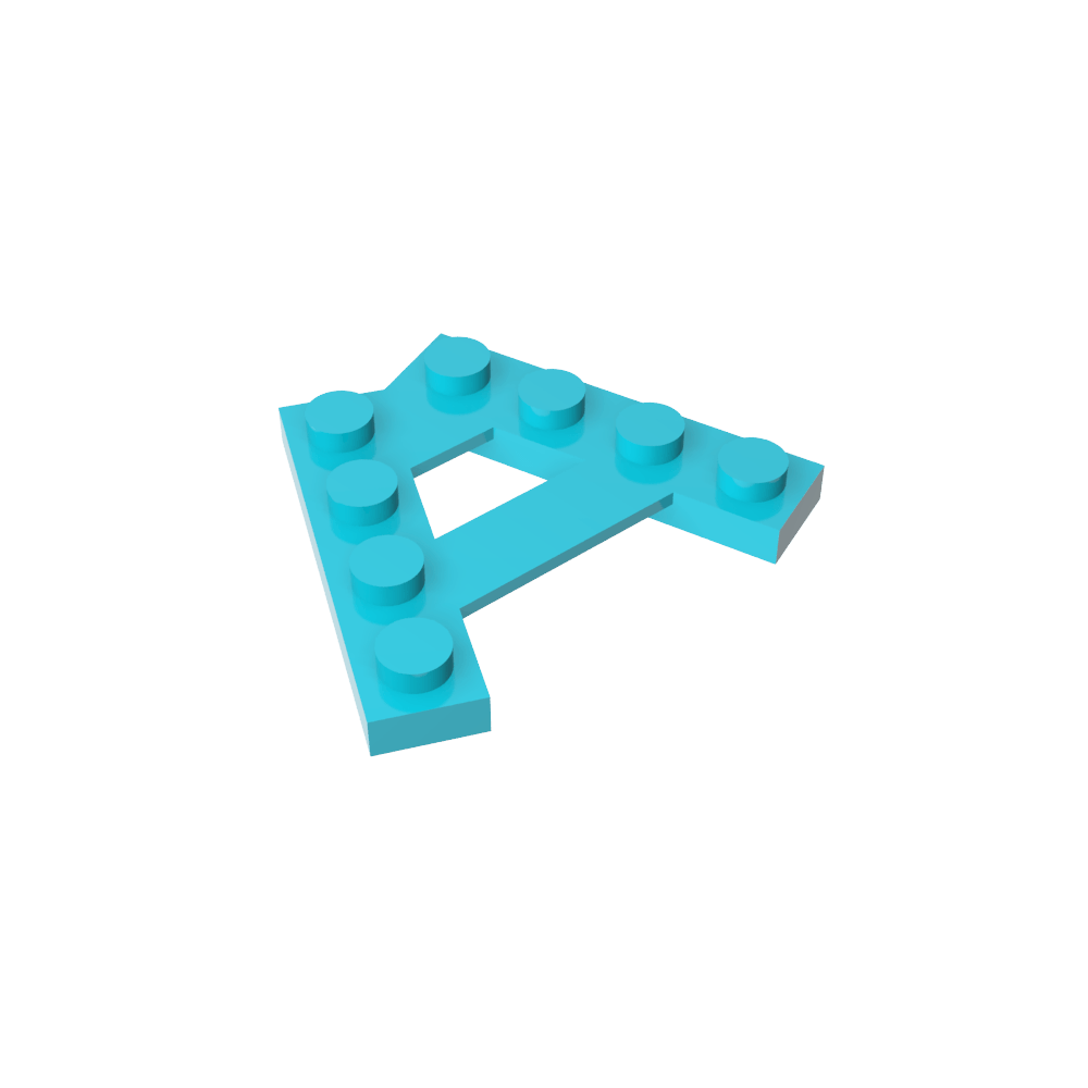 Plate Special 4 Stud 45° Angle Plate #15706 - Wobrick | Gobricks Shop